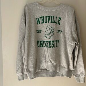 Grinch Christmas Crewneck Sweatshirt | Size Medium